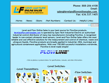 Tablet Screenshot of levelandflowonlinesales.com